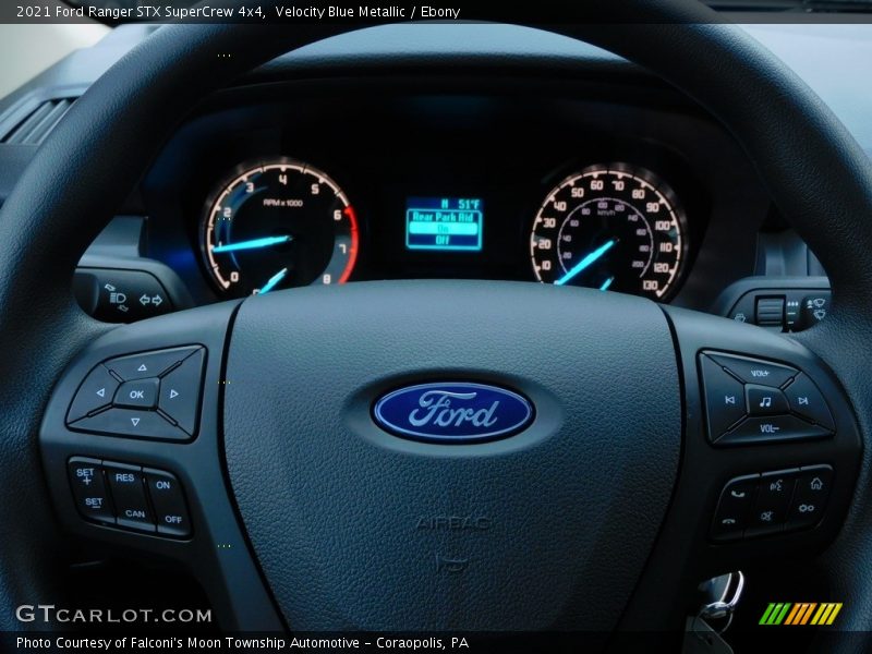 Velocity Blue Metallic / Ebony 2021 Ford Ranger STX SuperCrew 4x4
