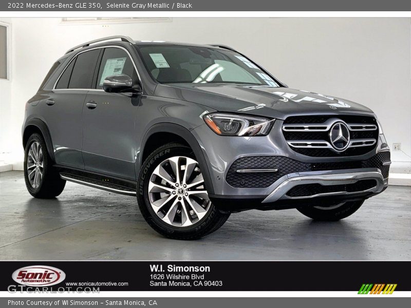 Selenite Gray Metallic / Black 2022 Mercedes-Benz GLE 350