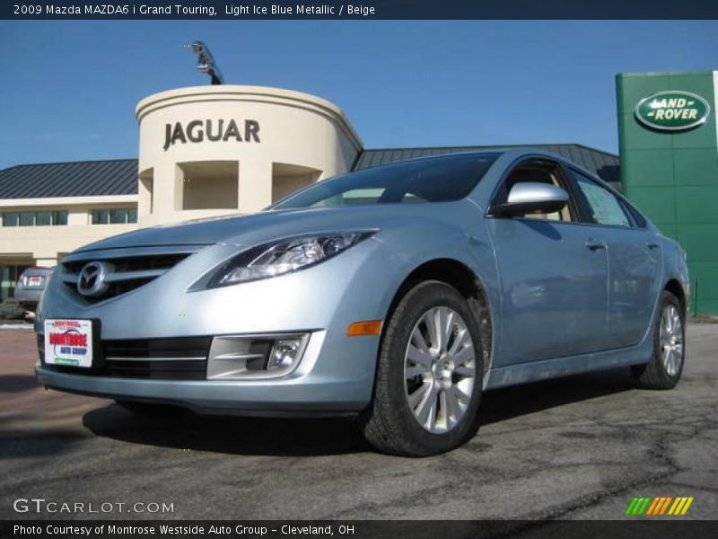 Light Ice Blue Metallic / Beige 2009 Mazda MAZDA6 i Grand Touring