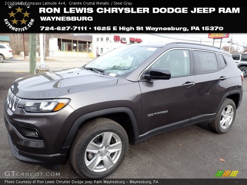 Granite Crystal Metallic / Steel Gray 2022 Jeep Compass Latitude 4x4