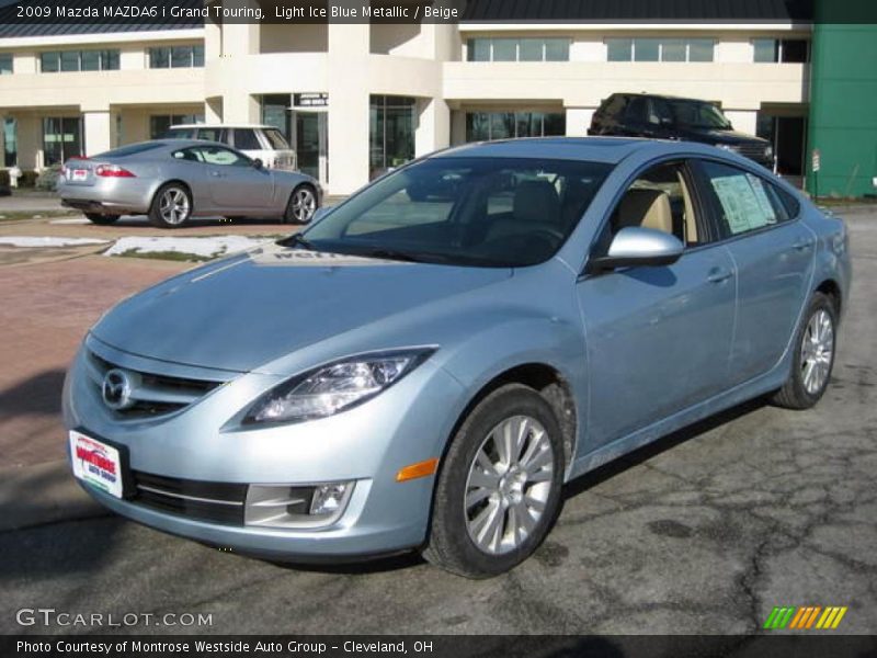 Light Ice Blue Metallic / Beige 2009 Mazda MAZDA6 i Grand Touring