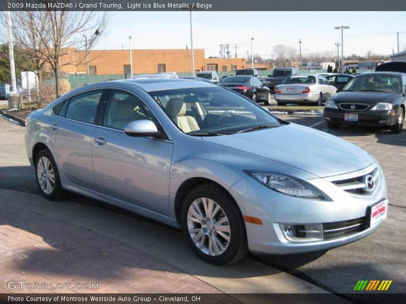 Light Ice Blue Metallic / Beige 2009 Mazda MAZDA6 i Grand Touring