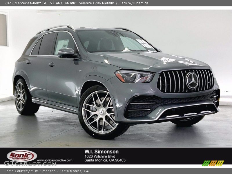Selenite Gray Metallic / Black w/Dinamica 2022 Mercedes-Benz GLE 53 AMG 4Matic