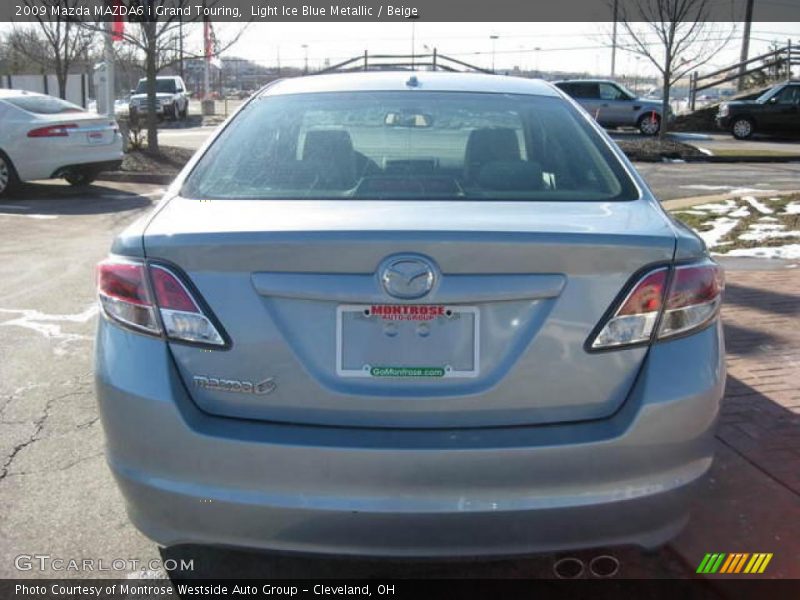 Light Ice Blue Metallic / Beige 2009 Mazda MAZDA6 i Grand Touring