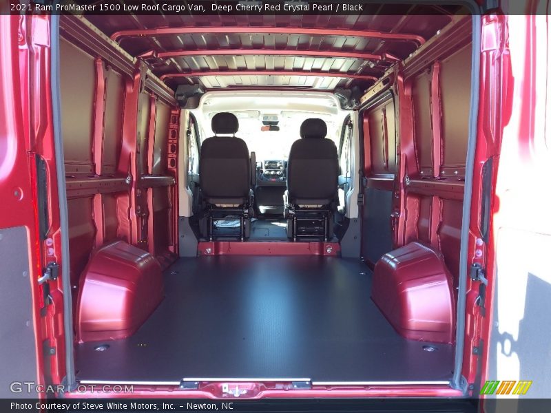 Deep Cherry Red Crystal Pearl / Black 2021 Ram ProMaster 1500 Low Roof Cargo Van