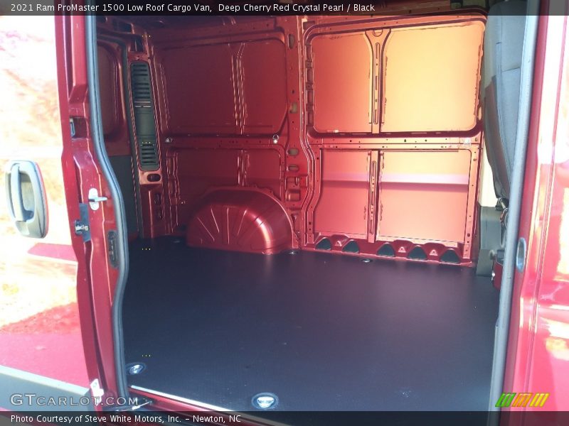 Deep Cherry Red Crystal Pearl / Black 2021 Ram ProMaster 1500 Low Roof Cargo Van