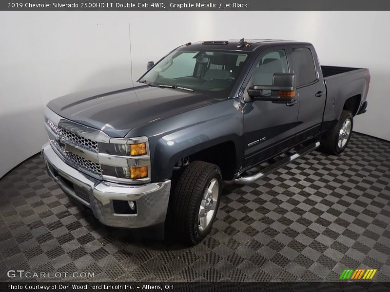 Graphite Metallic / Jet Black 2019 Chevrolet Silverado 2500HD LT Double Cab 4WD