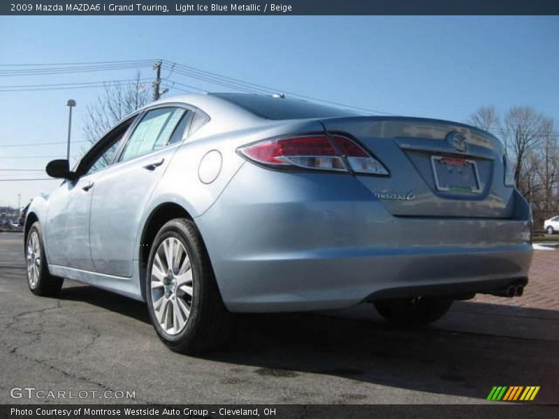 Light Ice Blue Metallic / Beige 2009 Mazda MAZDA6 i Grand Touring