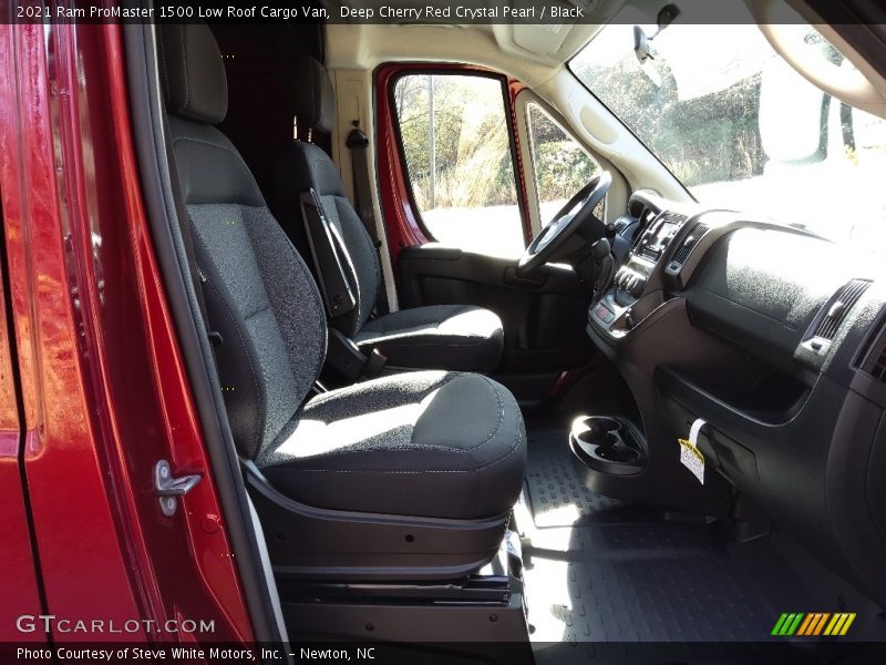 Deep Cherry Red Crystal Pearl / Black 2021 Ram ProMaster 1500 Low Roof Cargo Van