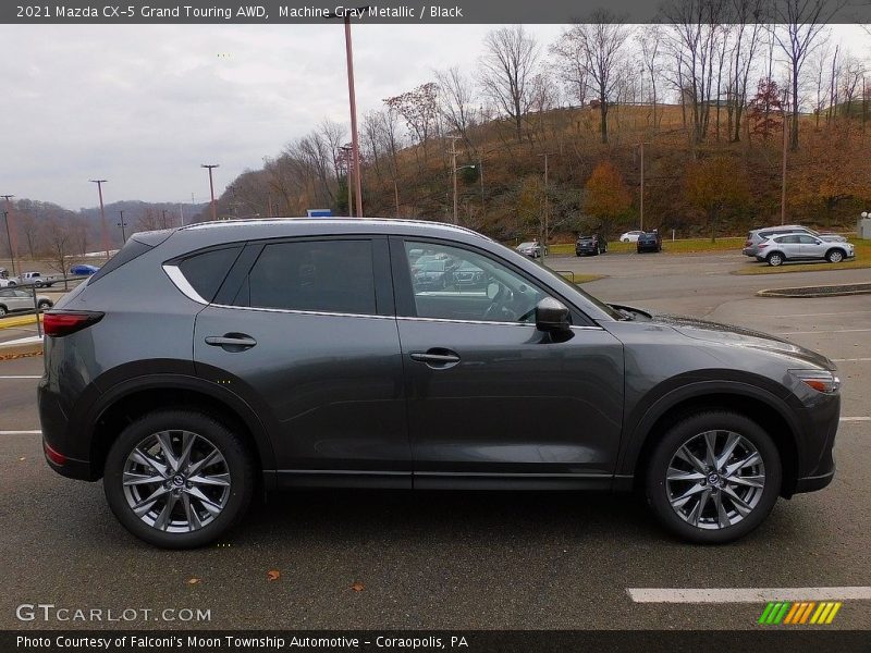 Machine Gray Metallic / Black 2021 Mazda CX-5 Grand Touring AWD