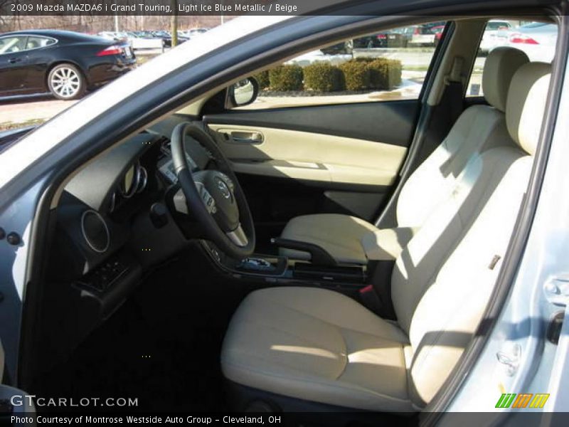 Light Ice Blue Metallic / Beige 2009 Mazda MAZDA6 i Grand Touring