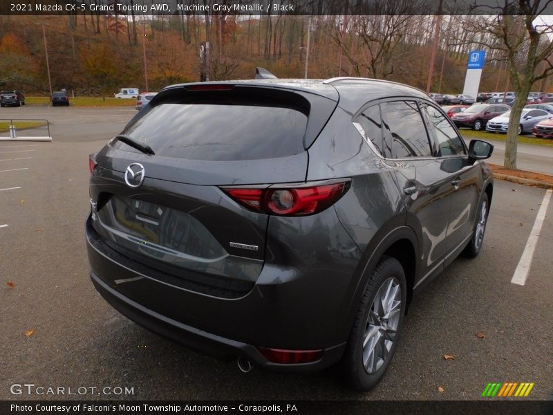 Machine Gray Metallic / Black 2021 Mazda CX-5 Grand Touring AWD