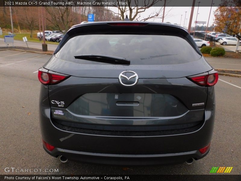 Machine Gray Metallic / Black 2021 Mazda CX-5 Grand Touring AWD
