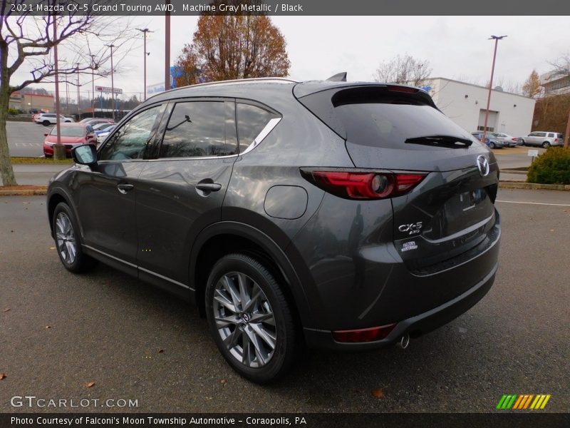 Machine Gray Metallic / Black 2021 Mazda CX-5 Grand Touring AWD