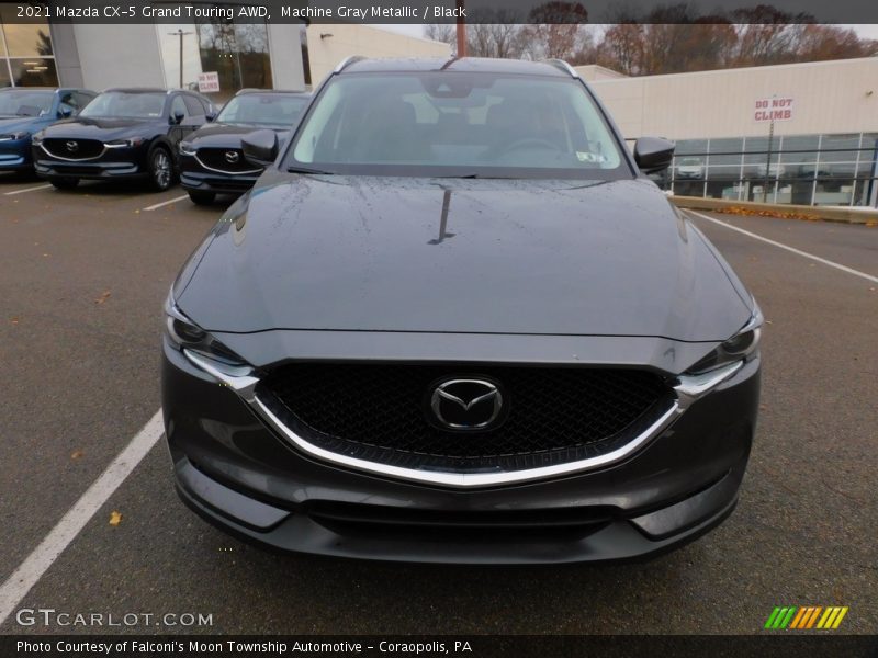 Machine Gray Metallic / Black 2021 Mazda CX-5 Grand Touring AWD