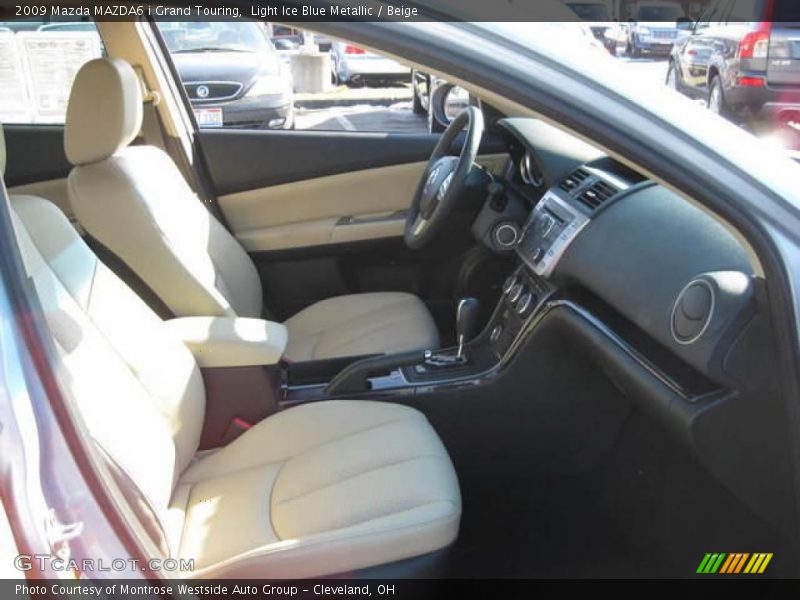 Light Ice Blue Metallic / Beige 2009 Mazda MAZDA6 i Grand Touring