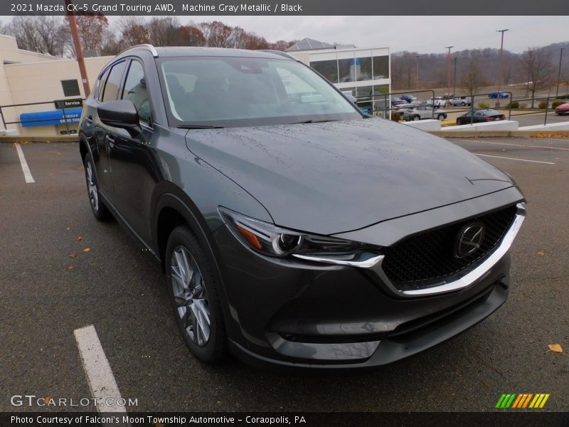 Machine Gray Metallic / Black 2021 Mazda CX-5 Grand Touring AWD