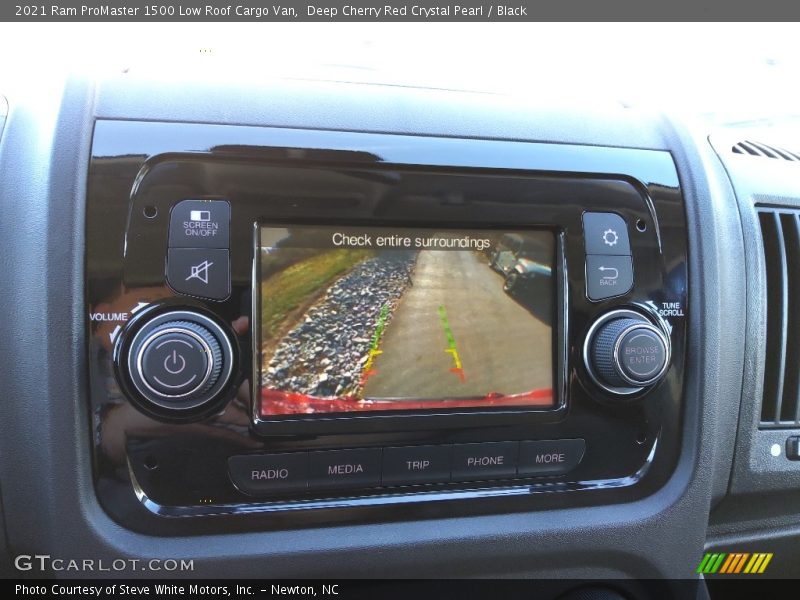 Deep Cherry Red Crystal Pearl / Black 2021 Ram ProMaster 1500 Low Roof Cargo Van