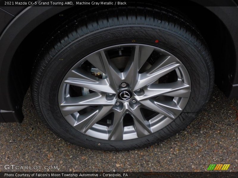 Machine Gray Metallic / Black 2021 Mazda CX-5 Grand Touring AWD