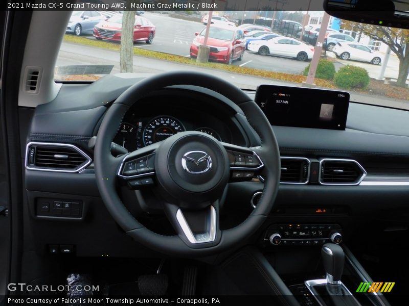 Machine Gray Metallic / Black 2021 Mazda CX-5 Grand Touring AWD