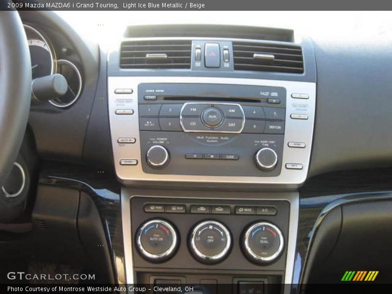Light Ice Blue Metallic / Beige 2009 Mazda MAZDA6 i Grand Touring