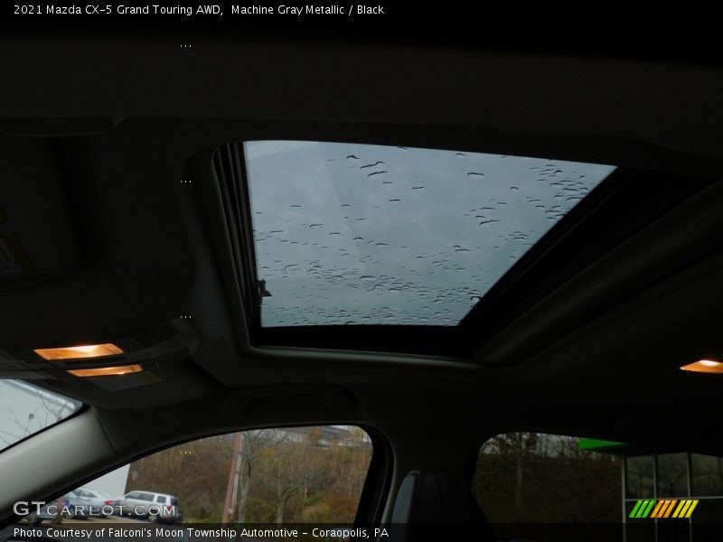 Machine Gray Metallic / Black 2021 Mazda CX-5 Grand Touring AWD