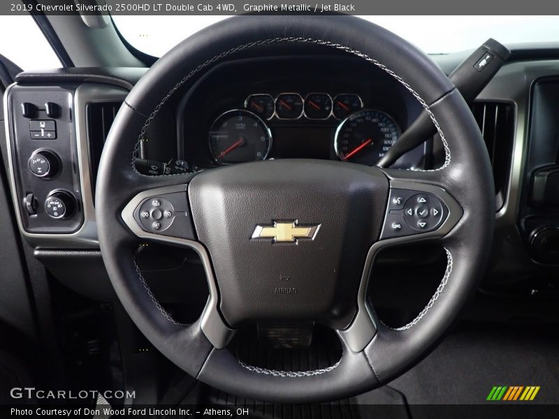 Graphite Metallic / Jet Black 2019 Chevrolet Silverado 2500HD LT Double Cab 4WD