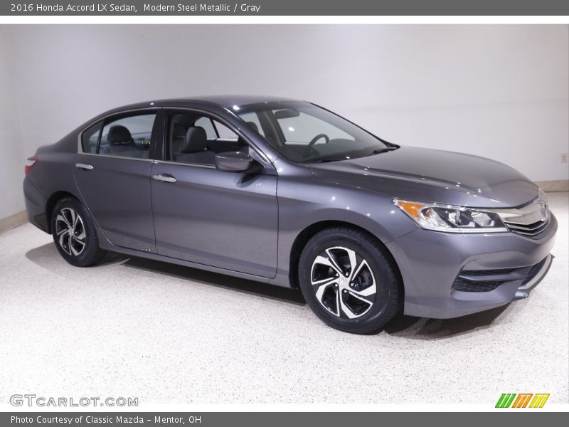 Modern Steel Metallic / Gray 2016 Honda Accord LX Sedan