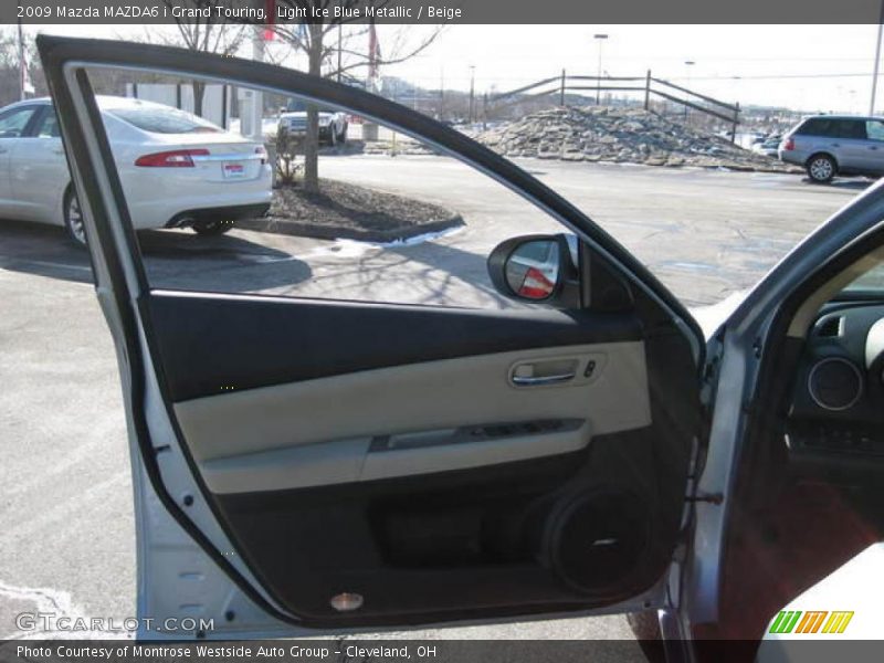 Light Ice Blue Metallic / Beige 2009 Mazda MAZDA6 i Grand Touring