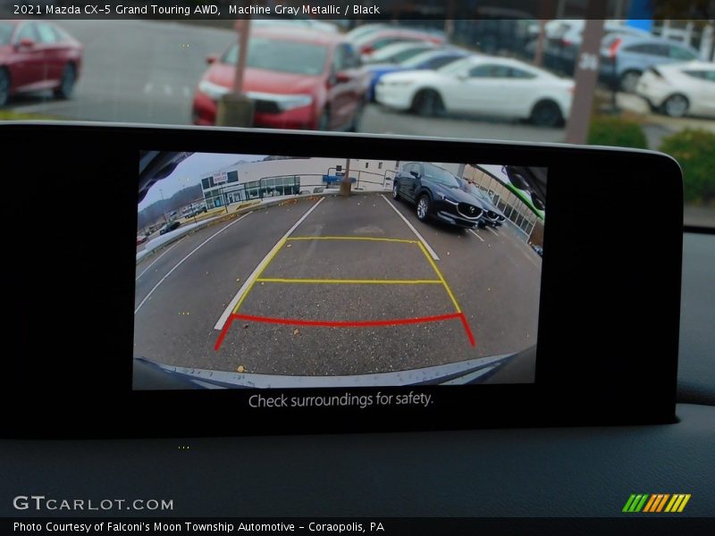 Machine Gray Metallic / Black 2021 Mazda CX-5 Grand Touring AWD