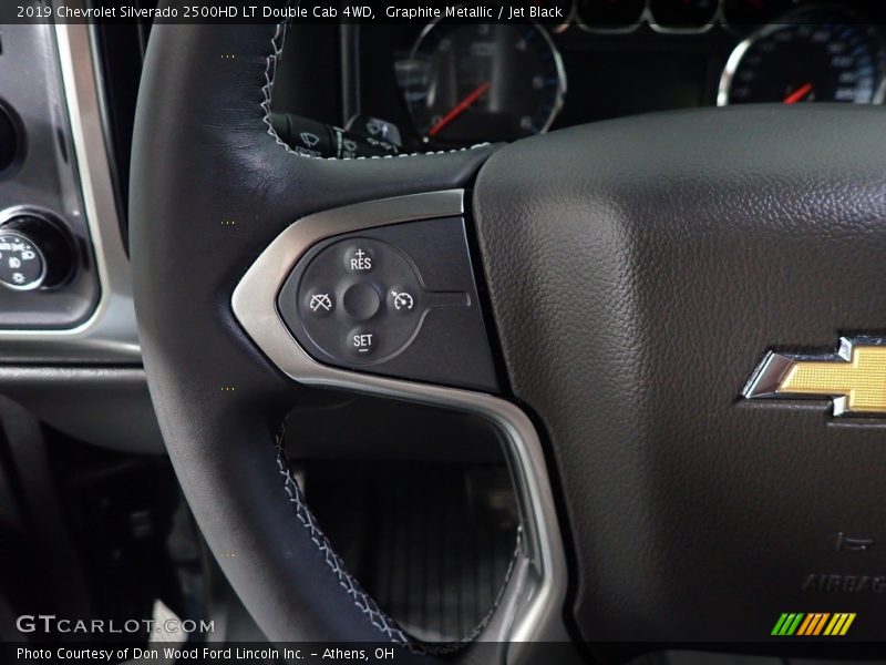Graphite Metallic / Jet Black 2019 Chevrolet Silverado 2500HD LT Double Cab 4WD