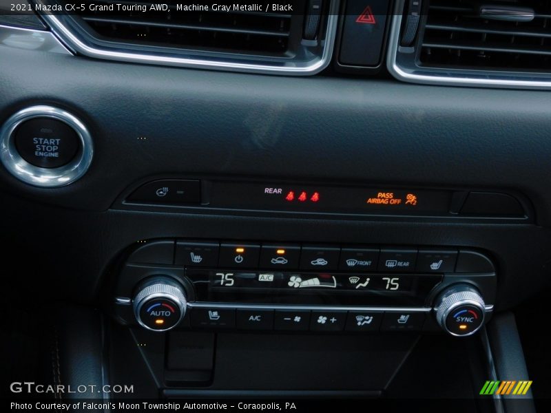 Machine Gray Metallic / Black 2021 Mazda CX-5 Grand Touring AWD