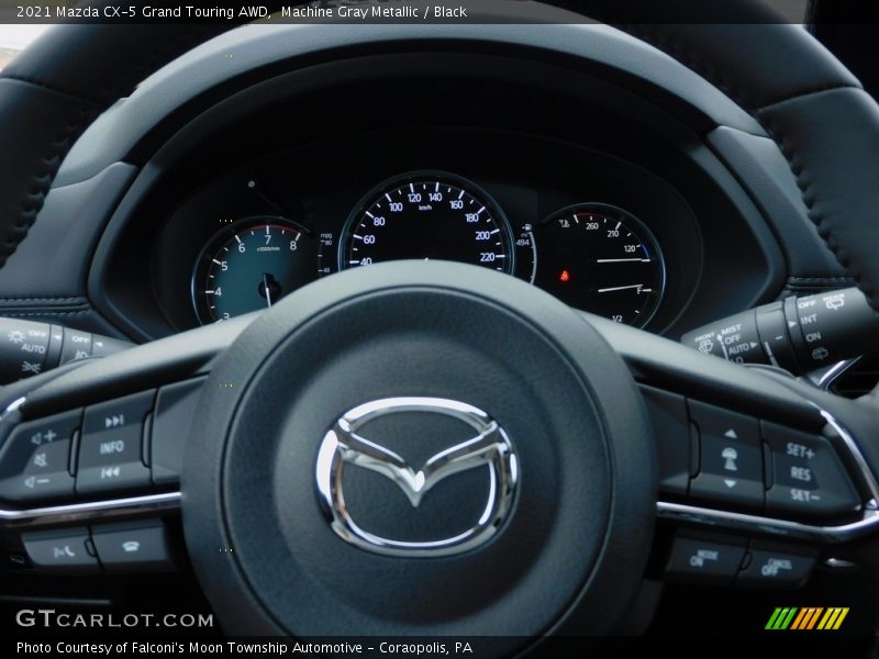 Machine Gray Metallic / Black 2021 Mazda CX-5 Grand Touring AWD