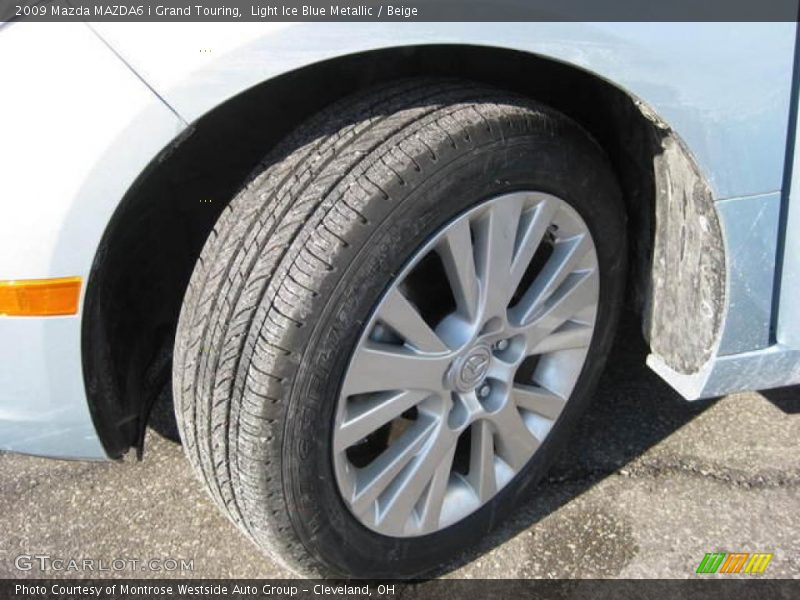 Light Ice Blue Metallic / Beige 2009 Mazda MAZDA6 i Grand Touring