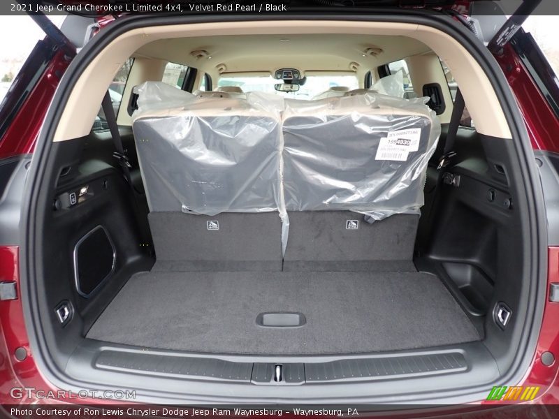 Velvet Red Pearl / Black 2021 Jeep Grand Cherokee L Limited 4x4