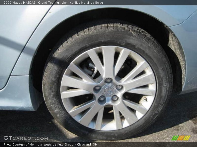 Light Ice Blue Metallic / Beige 2009 Mazda MAZDA6 i Grand Touring