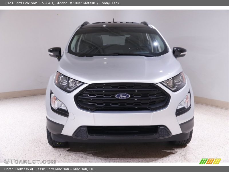 Moondust Silver Metallic / Ebony Black 2021 Ford EcoSport SES 4WD