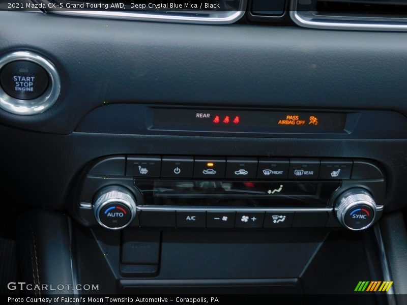Deep Crystal Blue Mica / Black 2021 Mazda CX-5 Grand Touring AWD