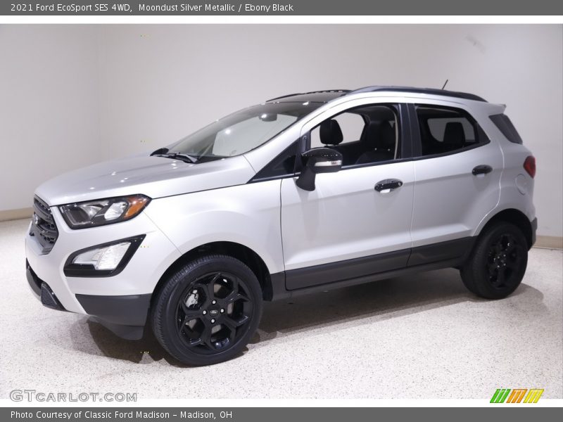 Moondust Silver Metallic / Ebony Black 2021 Ford EcoSport SES 4WD