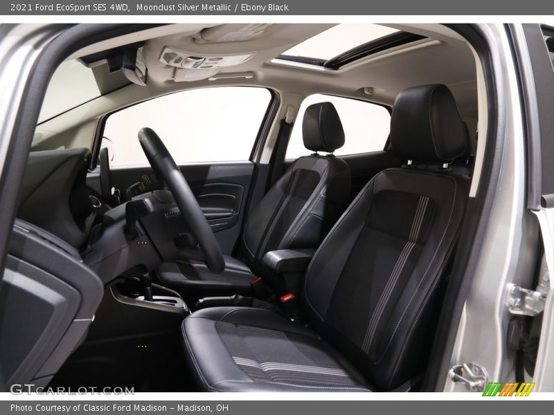 Moondust Silver Metallic / Ebony Black 2021 Ford EcoSport SES 4WD