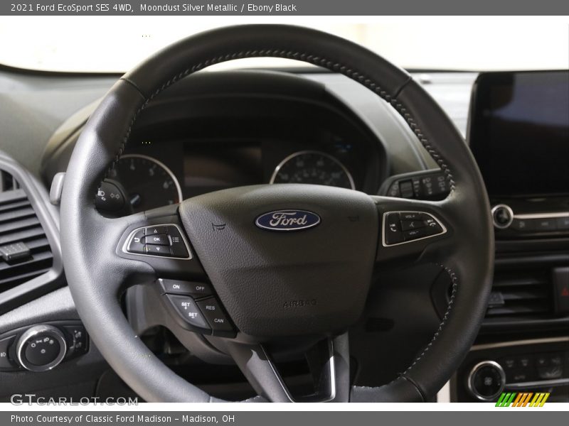 Moondust Silver Metallic / Ebony Black 2021 Ford EcoSport SES 4WD