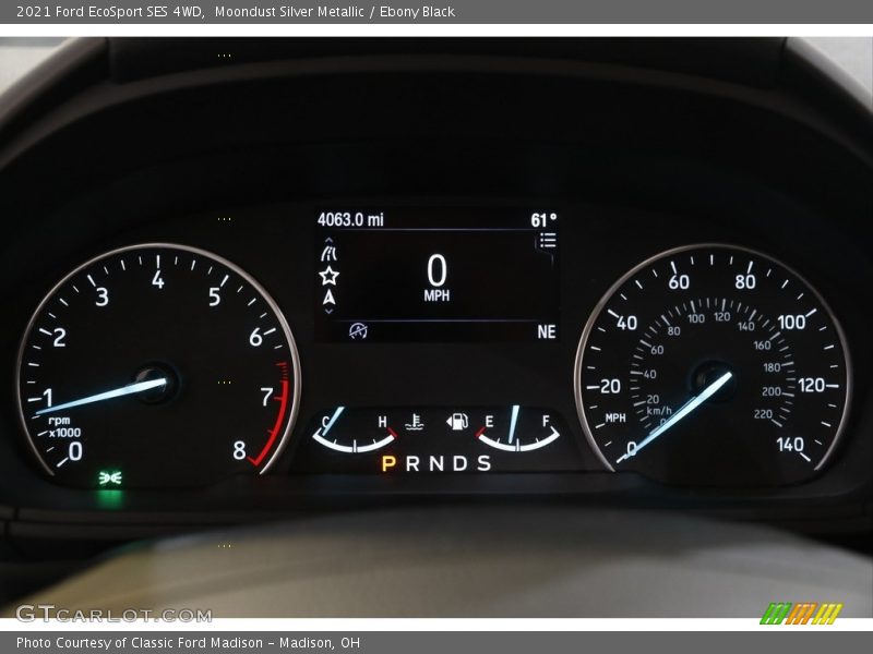 Moondust Silver Metallic / Ebony Black 2021 Ford EcoSport SES 4WD