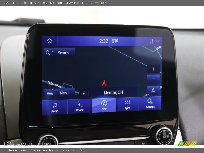 Moondust Silver Metallic / Ebony Black 2021 Ford EcoSport SES 4WD