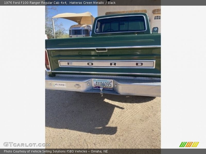 Hatteras Green Metallic / Black 1976 Ford F100 Ranger Regular Cab 4x4