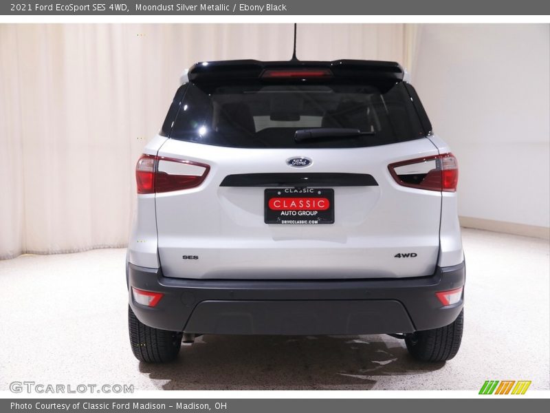 Moondust Silver Metallic / Ebony Black 2021 Ford EcoSport SES 4WD
