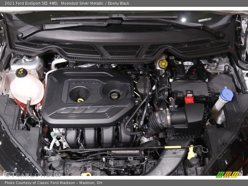 Moondust Silver Metallic / Ebony Black 2021 Ford EcoSport SES 4WD