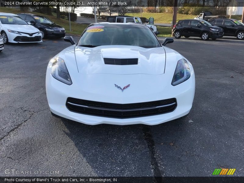 Arctic White / Jet Black 2014 Chevrolet Corvette Stingray Coupe Z51