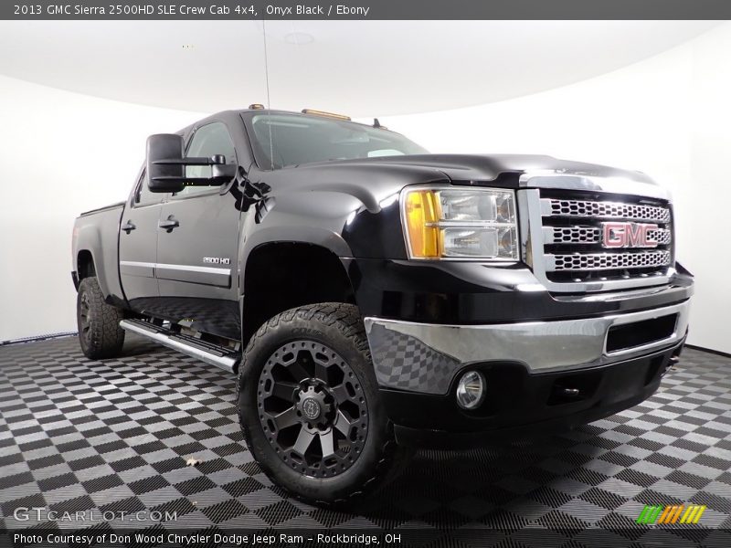 Onyx Black / Ebony 2013 GMC Sierra 2500HD SLE Crew Cab 4x4