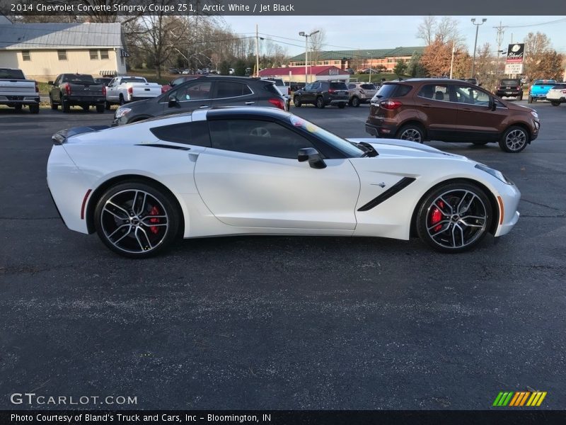 Arctic White / Jet Black 2014 Chevrolet Corvette Stingray Coupe Z51