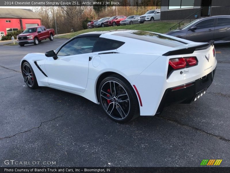 Arctic White / Jet Black 2014 Chevrolet Corvette Stingray Coupe Z51